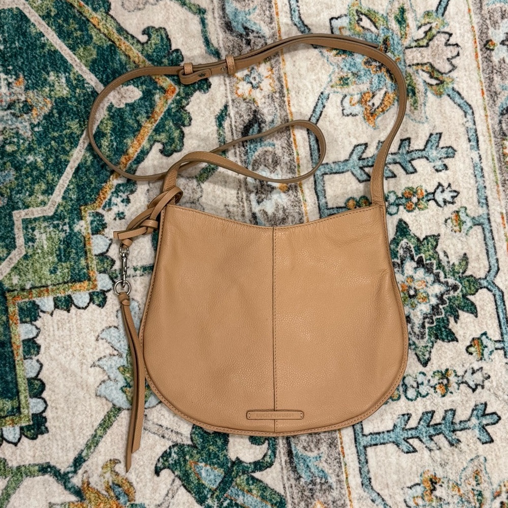Lucky Tan Genuine Leather Shoulder or Crossbody Bag